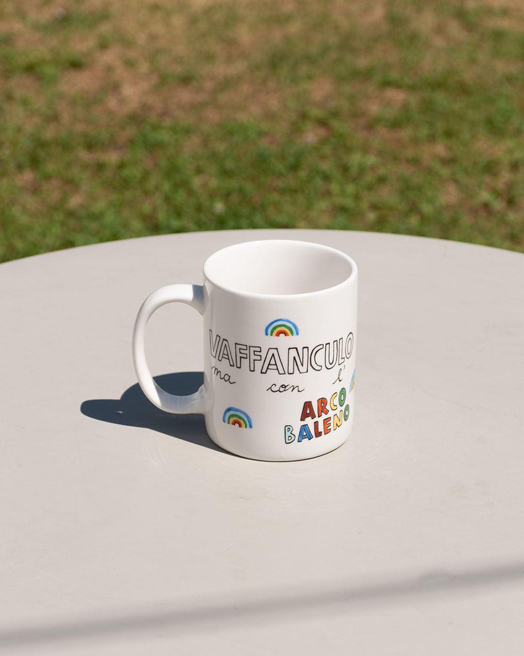 MUG Vaffanculo ma con l'arcobaleno