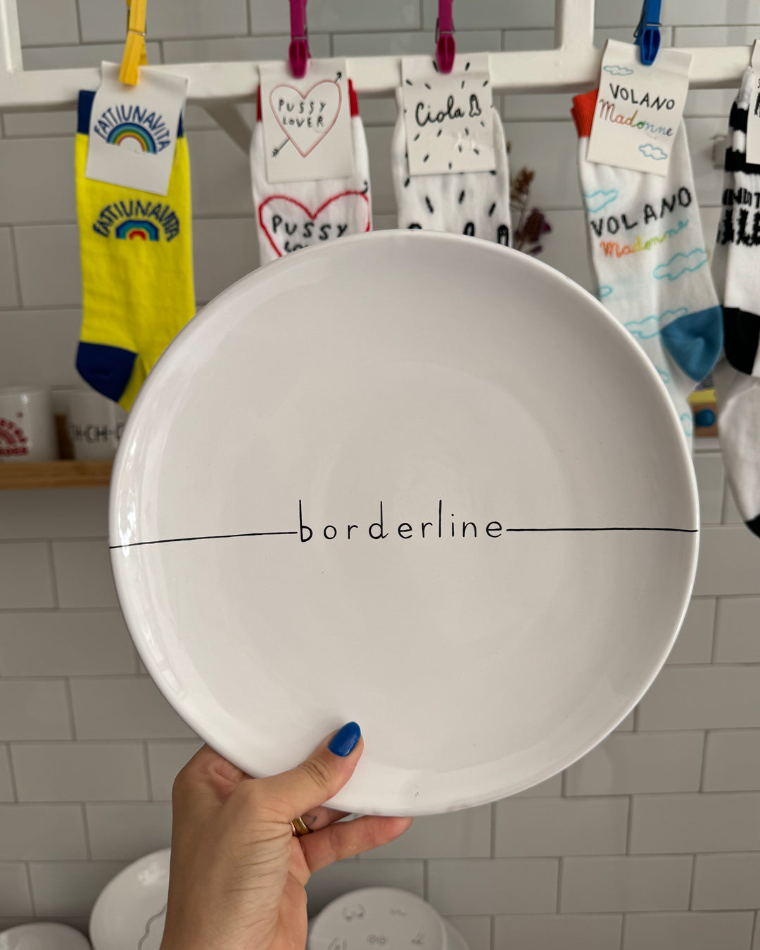 "Borderline" plate