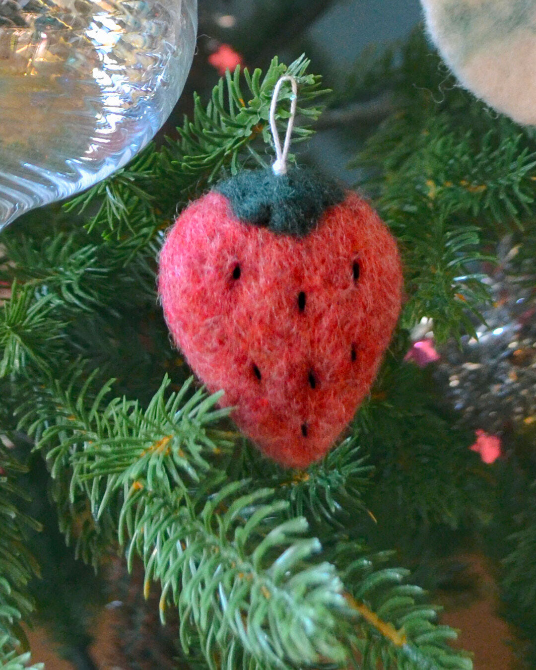 Strawberry ornament