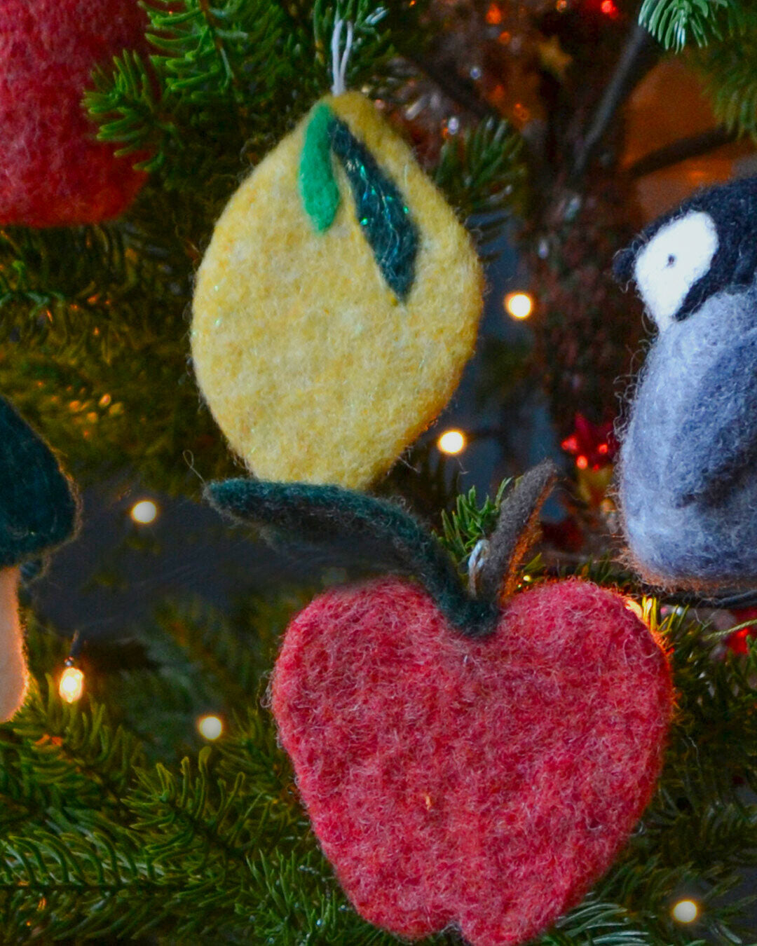 Flat Lemon ornament