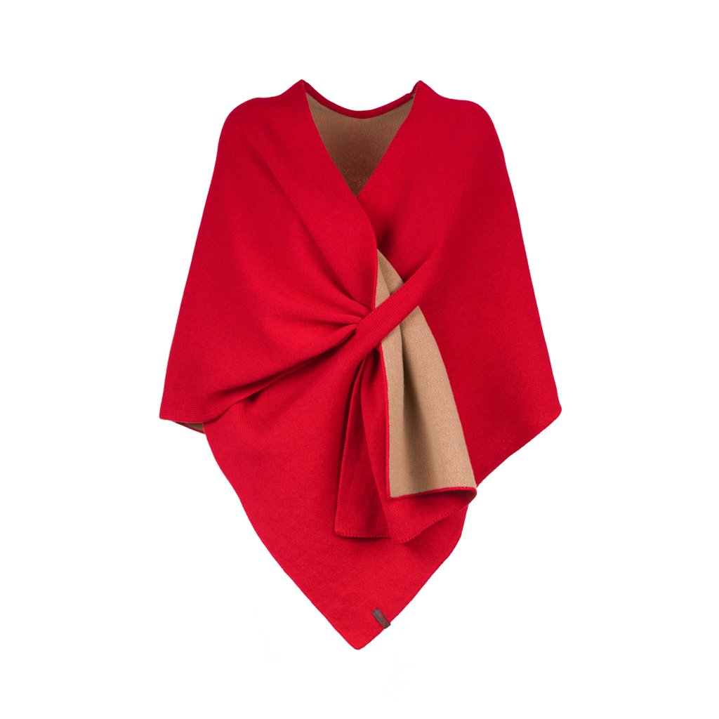 Firenze cashmere poncho