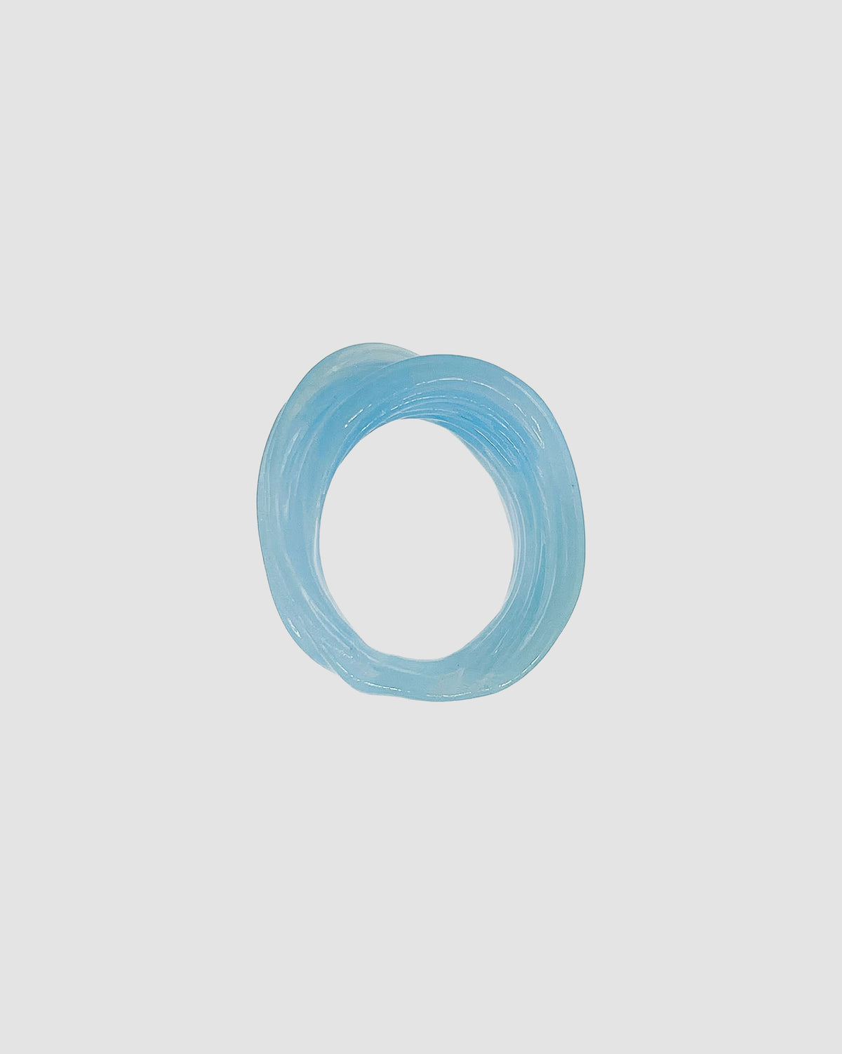 Wave  Murano glass ring