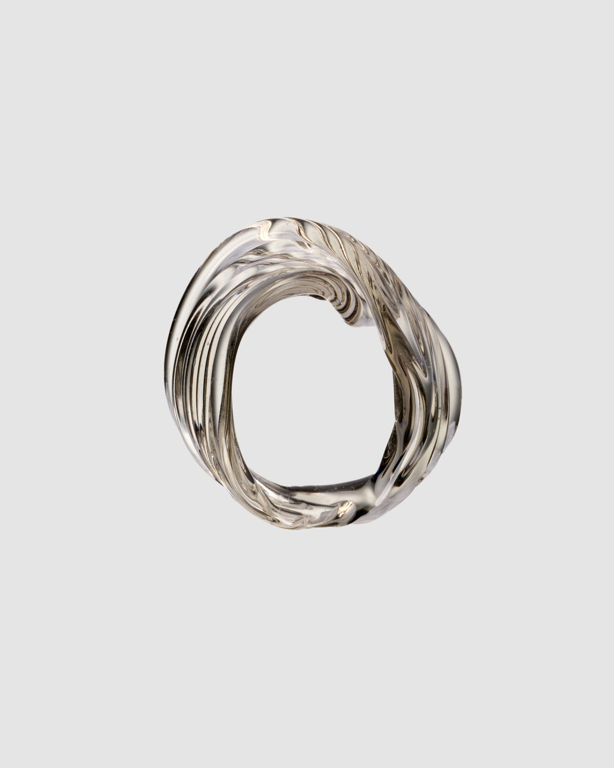 Wave  Murano glass ring