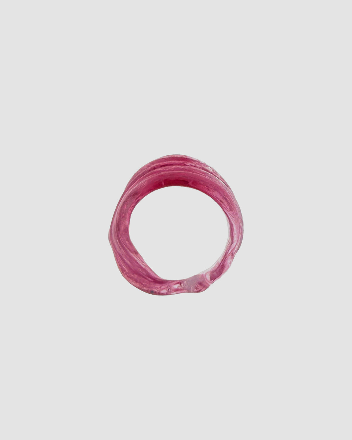 Wave  Murano glass ring