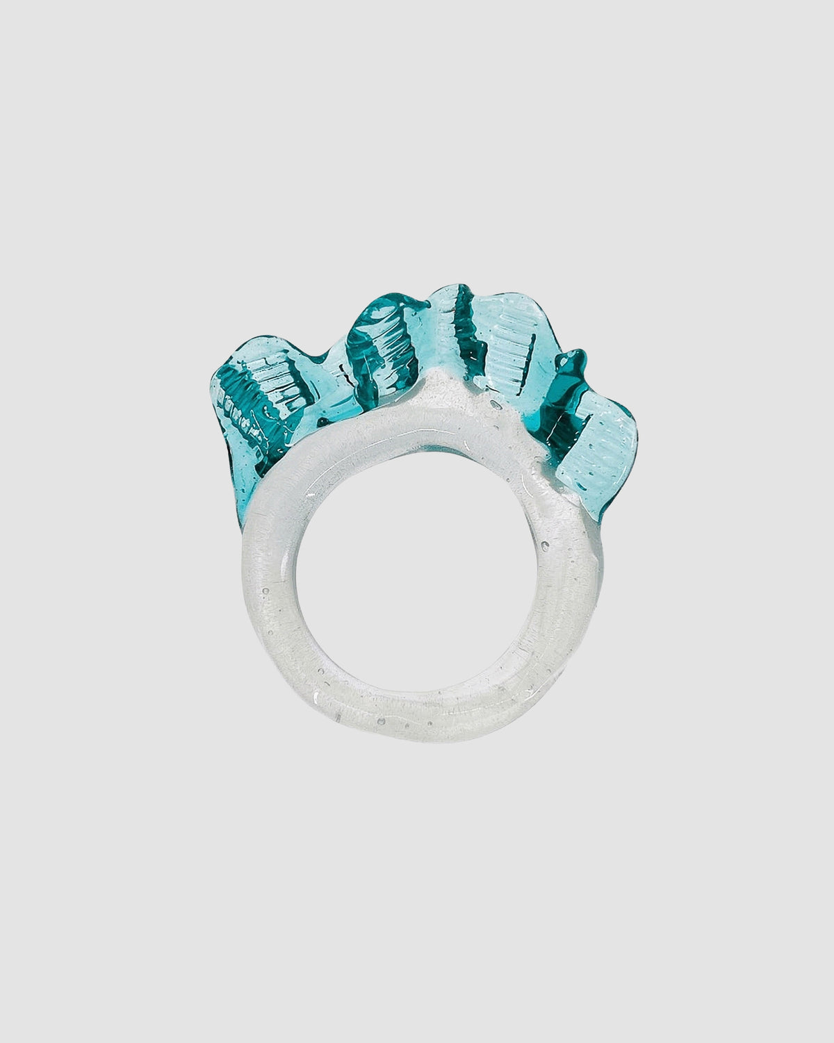 Ruffle  Murano glass ring