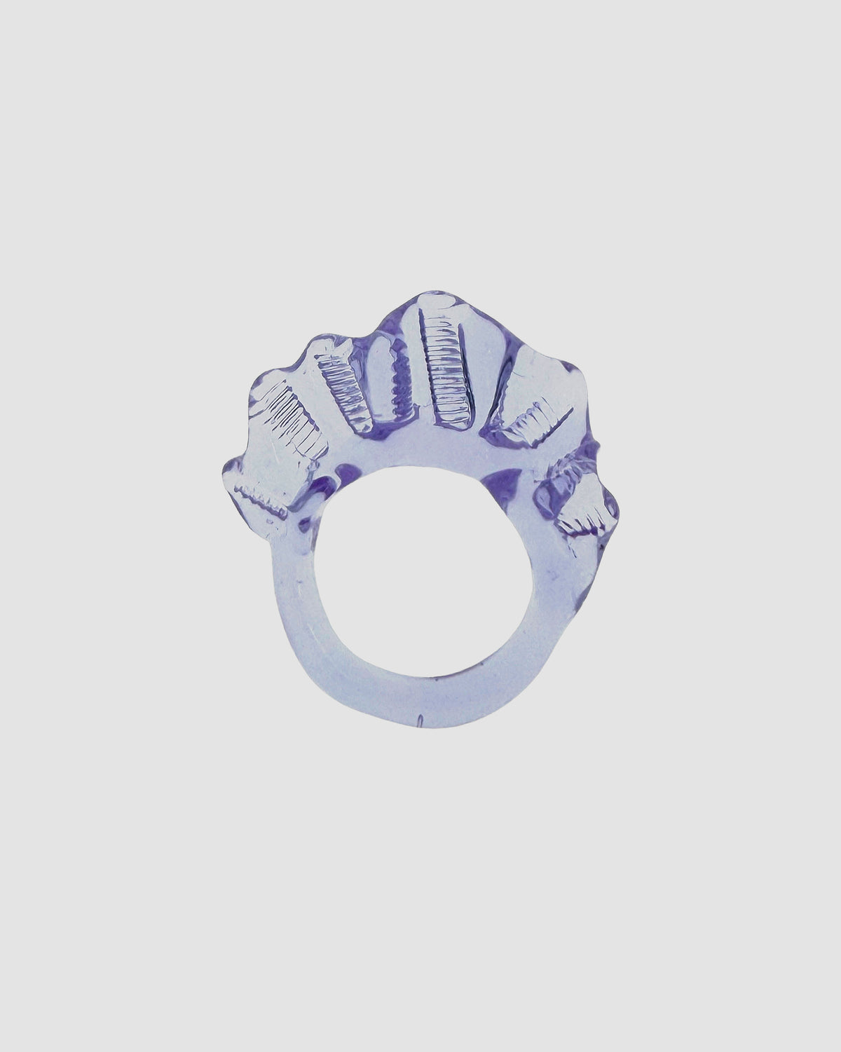 Ruffle  Murano glass ring