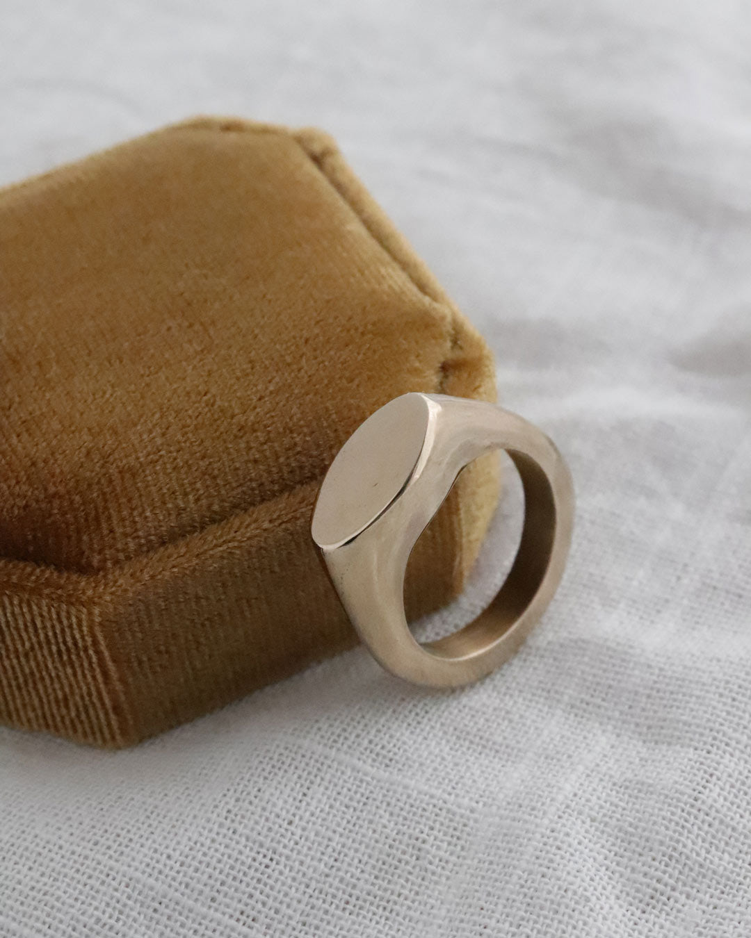 Sigillo Ring Ramispera Brass handmade handcrafted ring