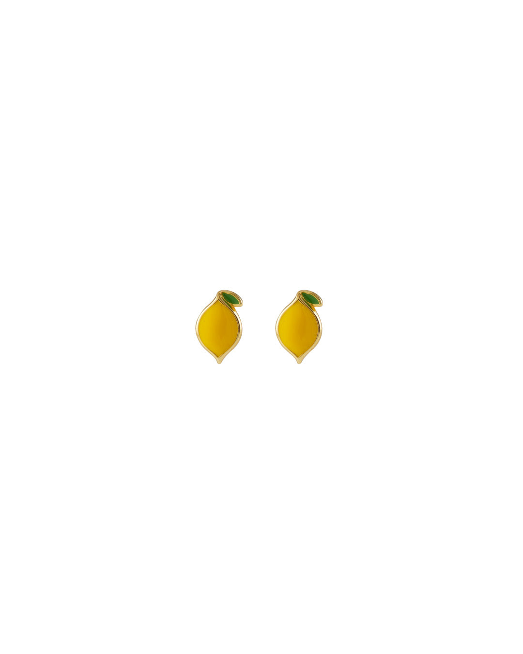 Lemon mini stud earring