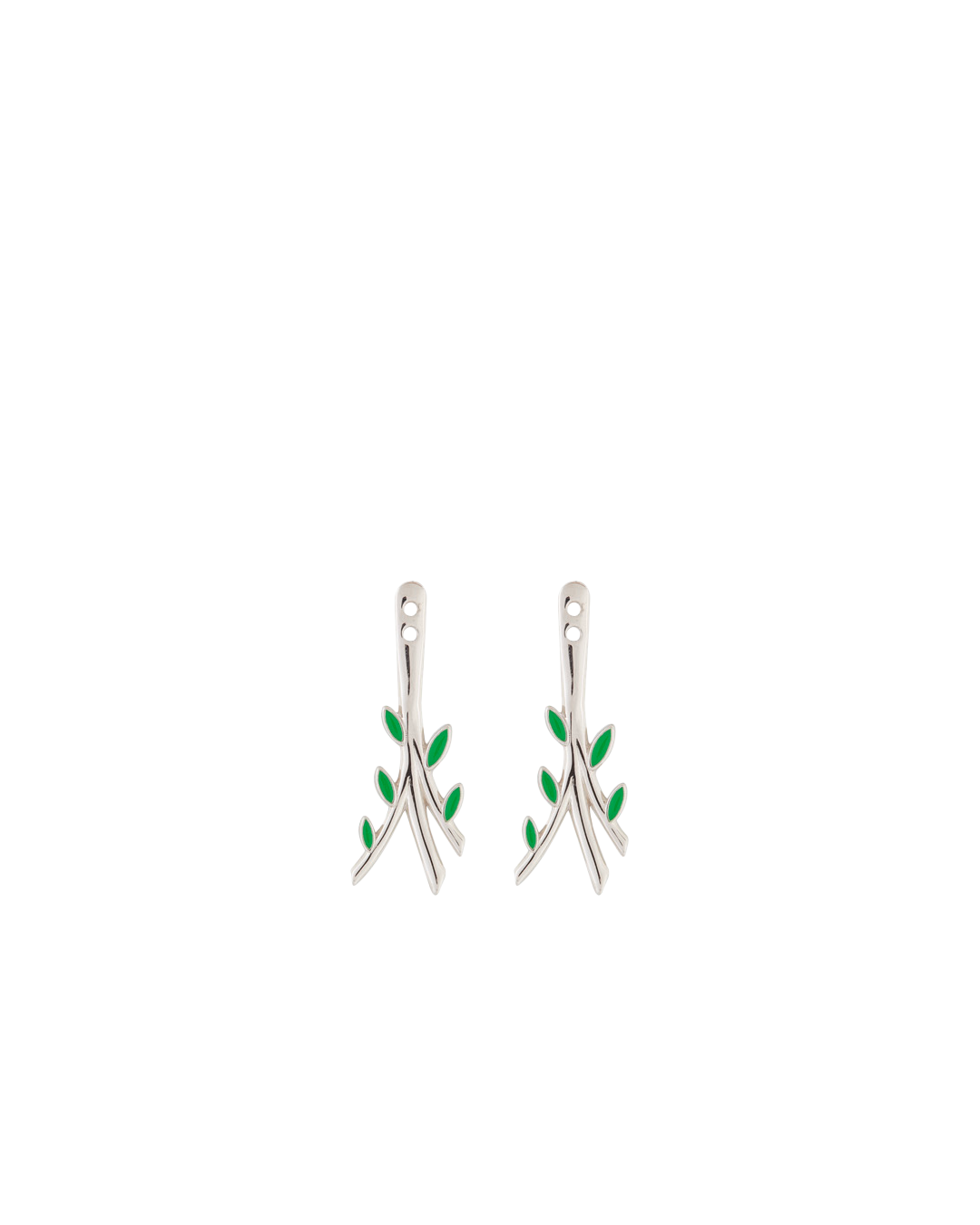 Flower Stem back earrings