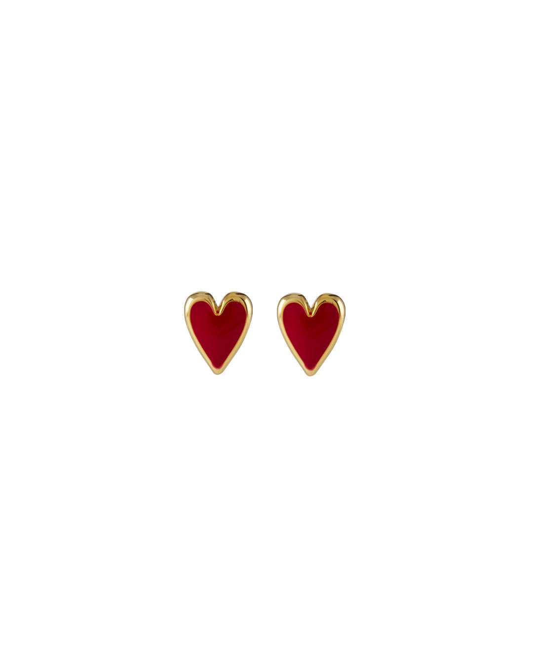 Heart mini stud earring