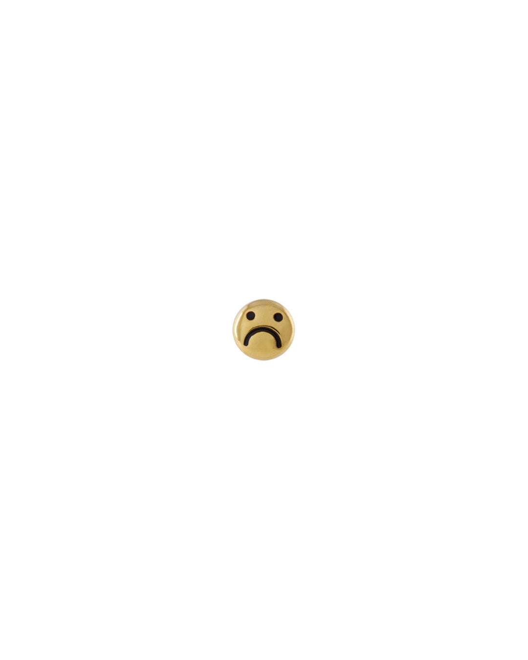 Sad Emoji mini stud earring