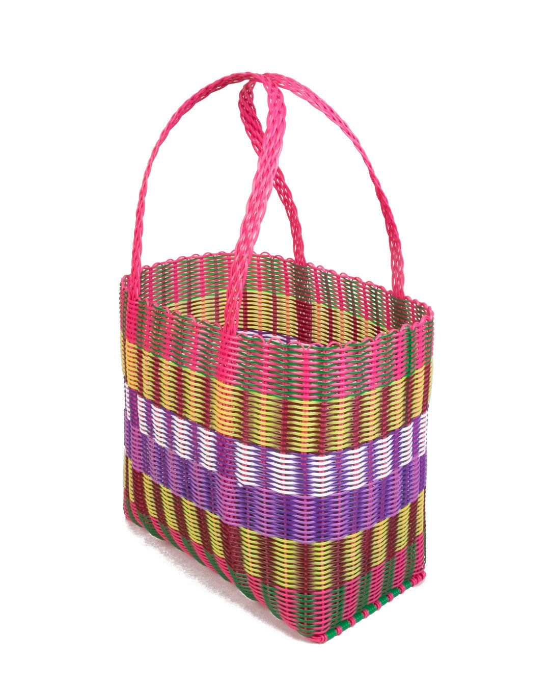 Large Basket Bag - Loco Rosa