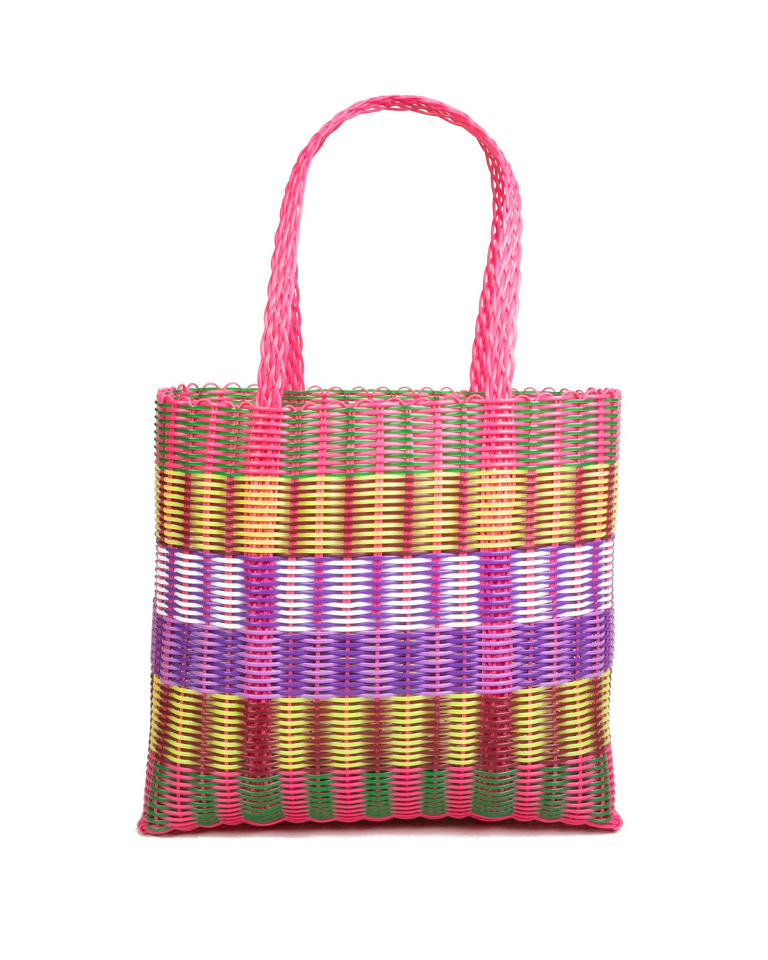 Large Basket Bag - Loco Rosa