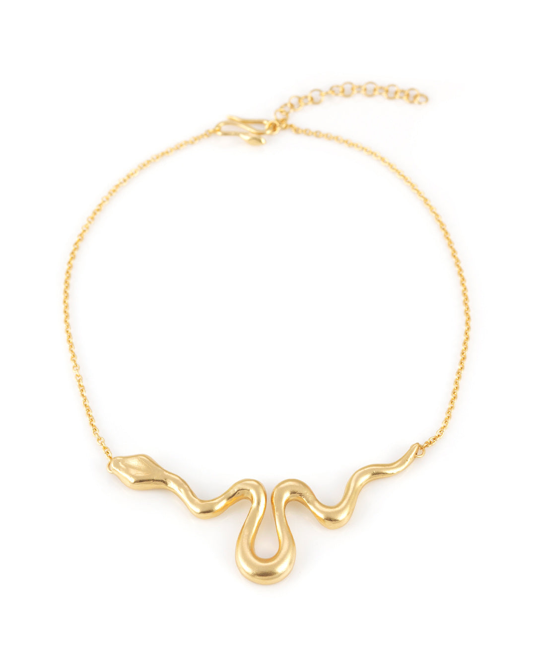 Ribbon - Snake handmade necklace