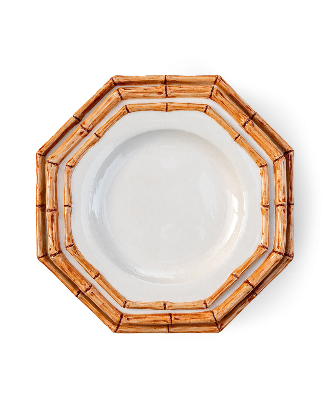 Handmade - Bamboo Plate - Jungle inspired -Romarin