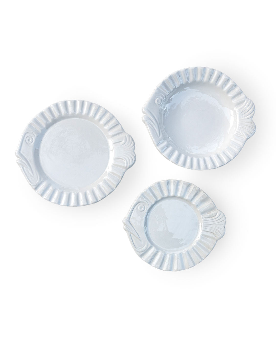 Handmade fish shape plate - Romarin