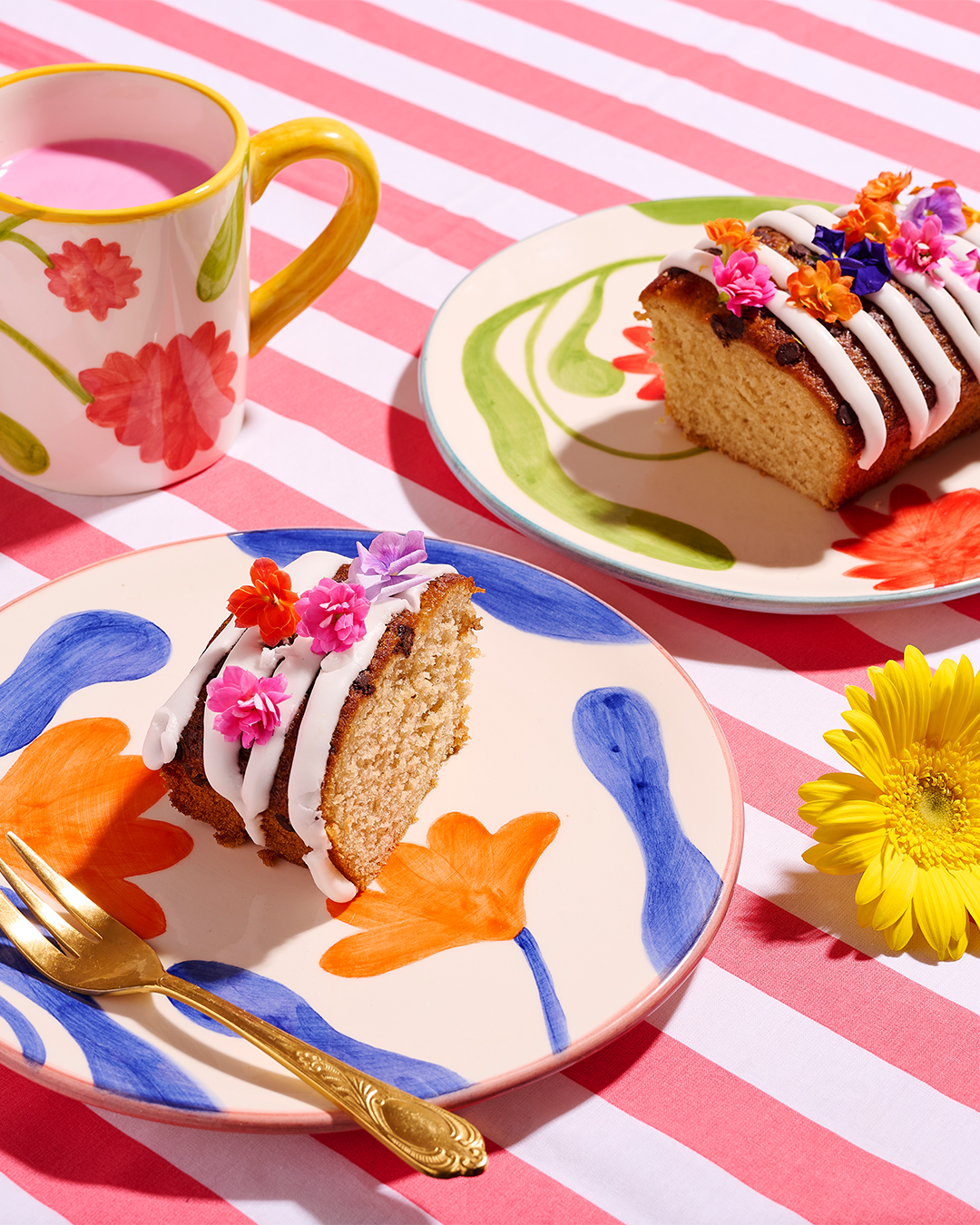 plate ceramic handmade flower - Rose balimba