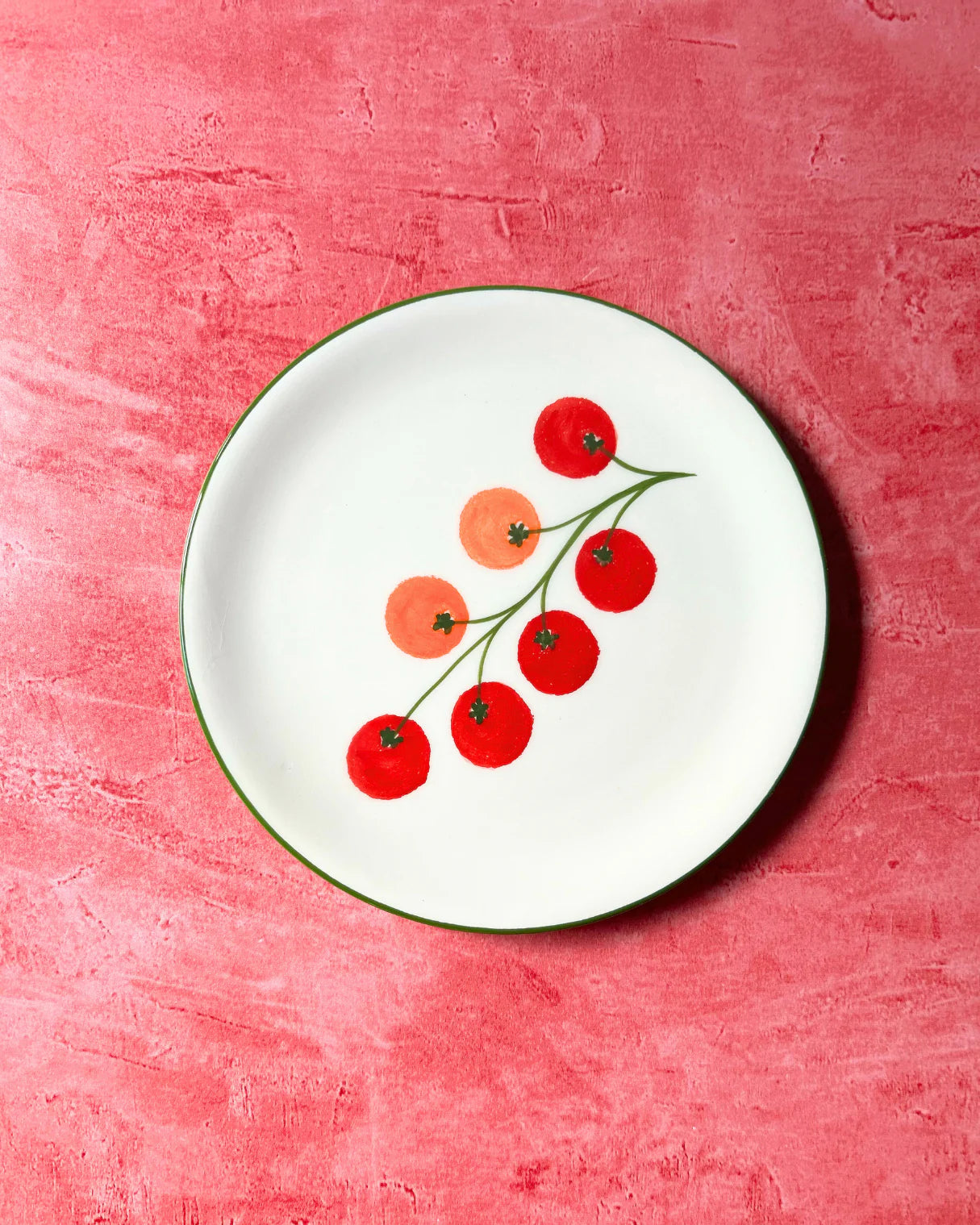 Small Tomato Plate - Set of 2
