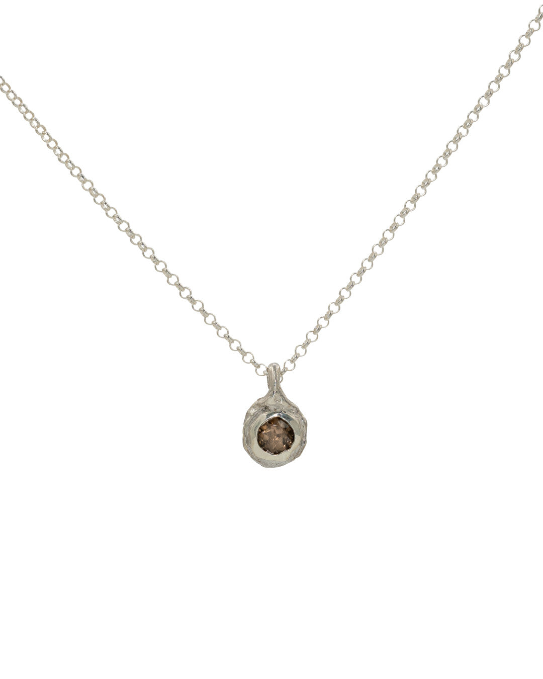 Sasso Necklace silver