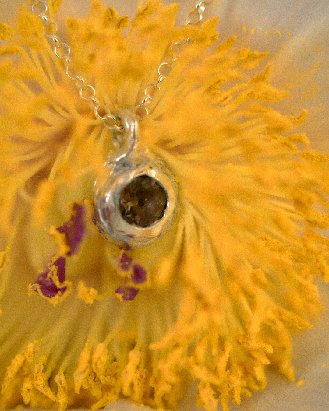 Sasso Necklace silver