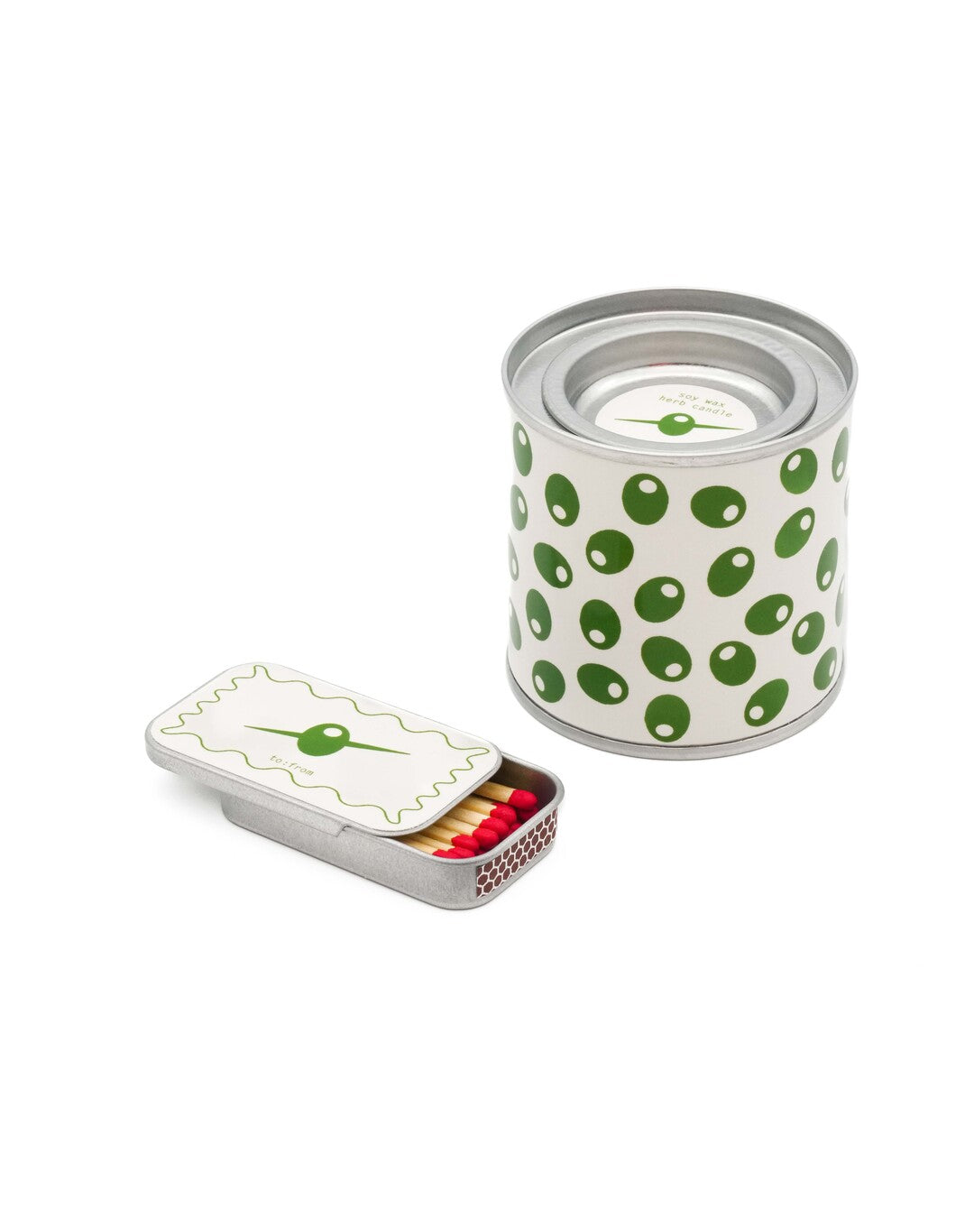 Supermercado Olive Bundle | Candle & Matches