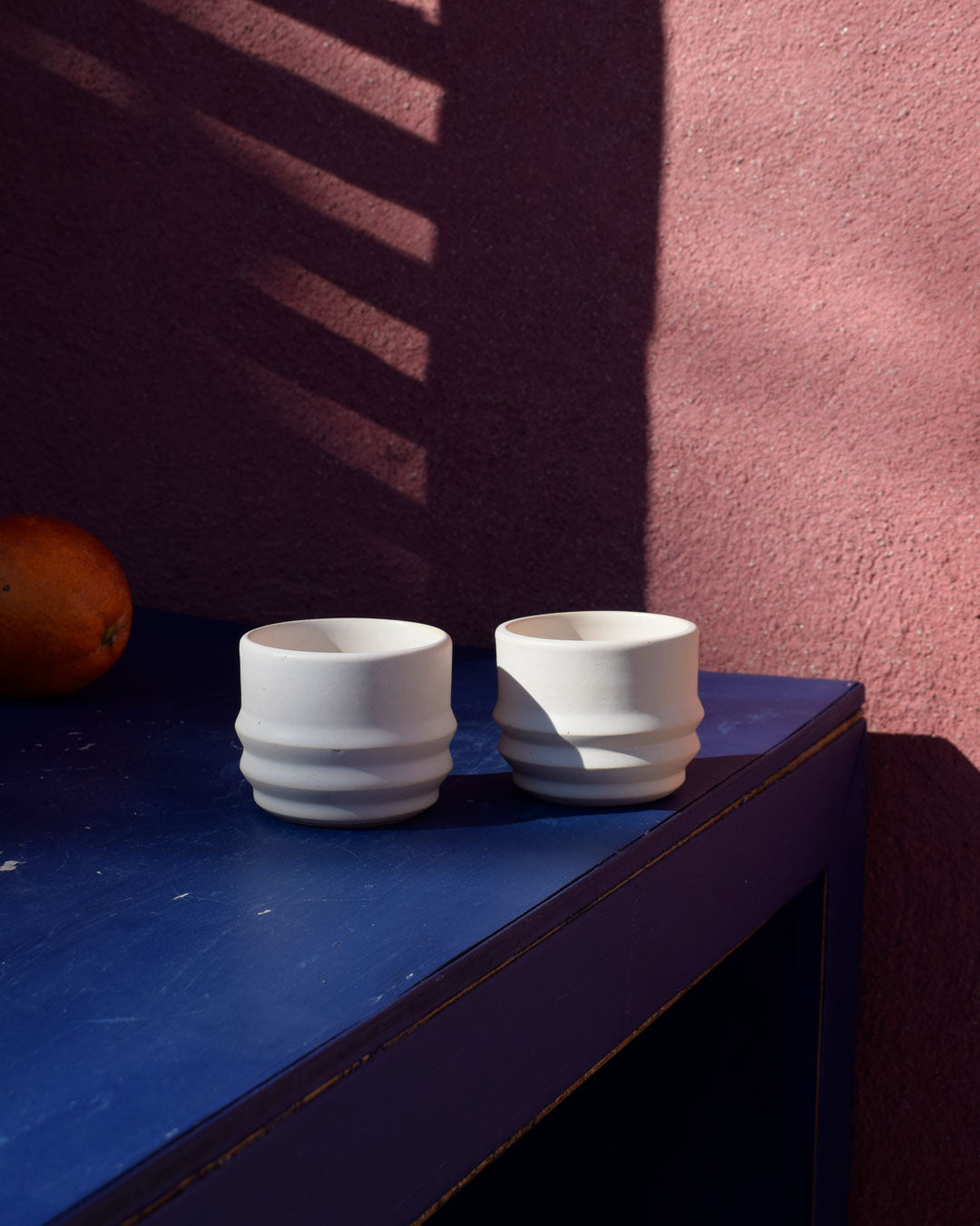 Cloud Mist Grip espresso cups pottery Samuele Perraro