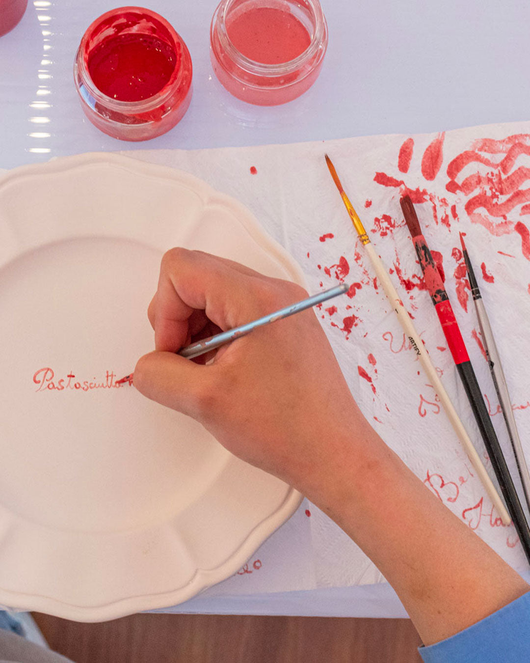 Handmade custom plate - Hand Painted - Musae Studio