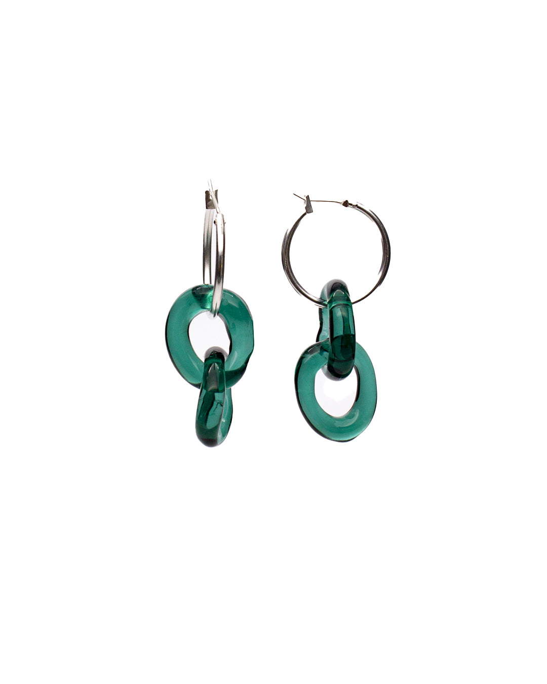 Handmade glass earrings - SiO2 Glass Jewelry