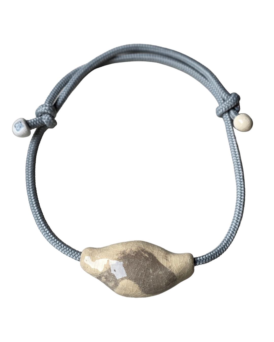 Artisan Ceramic Pendant Necklace - Echo Shelll