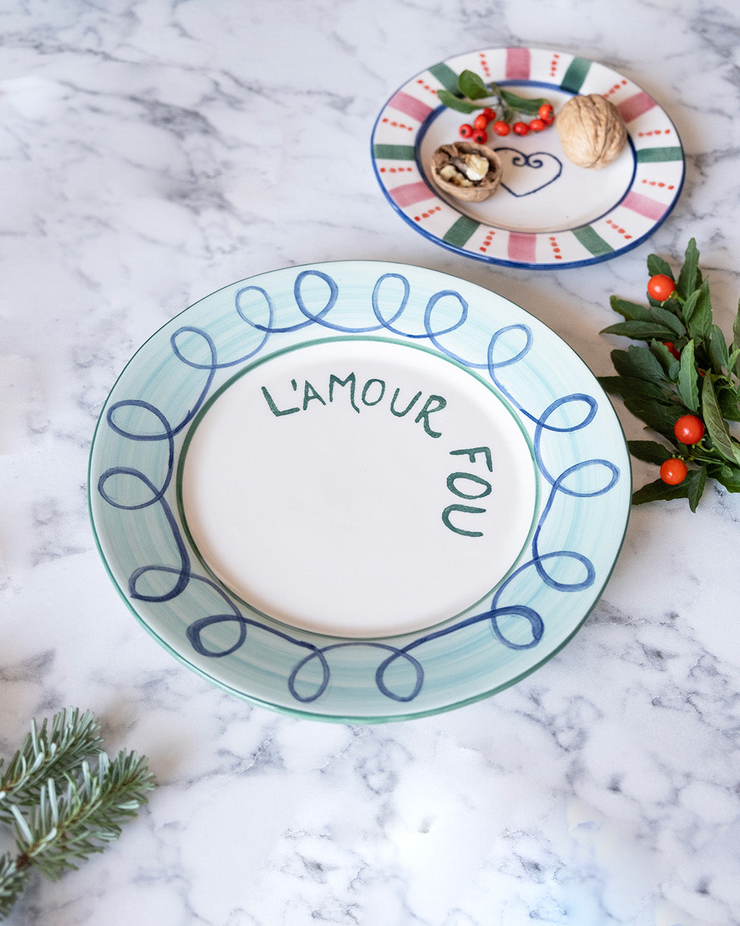 "L’amour fou" dessert plate