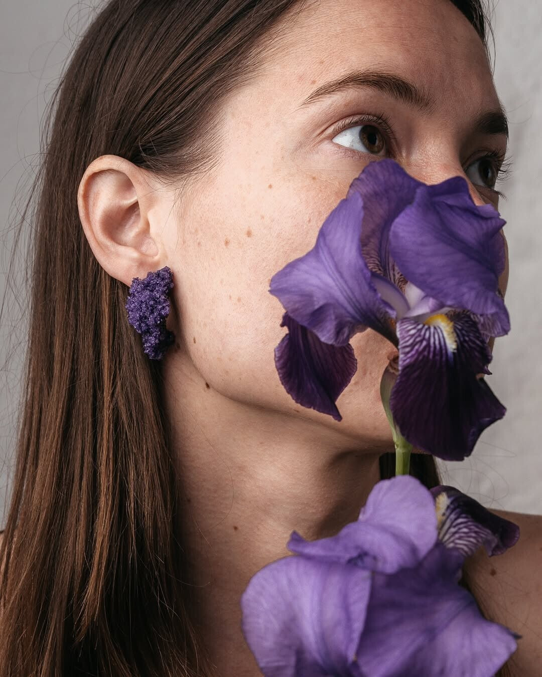 Sugar Earrings - Purple