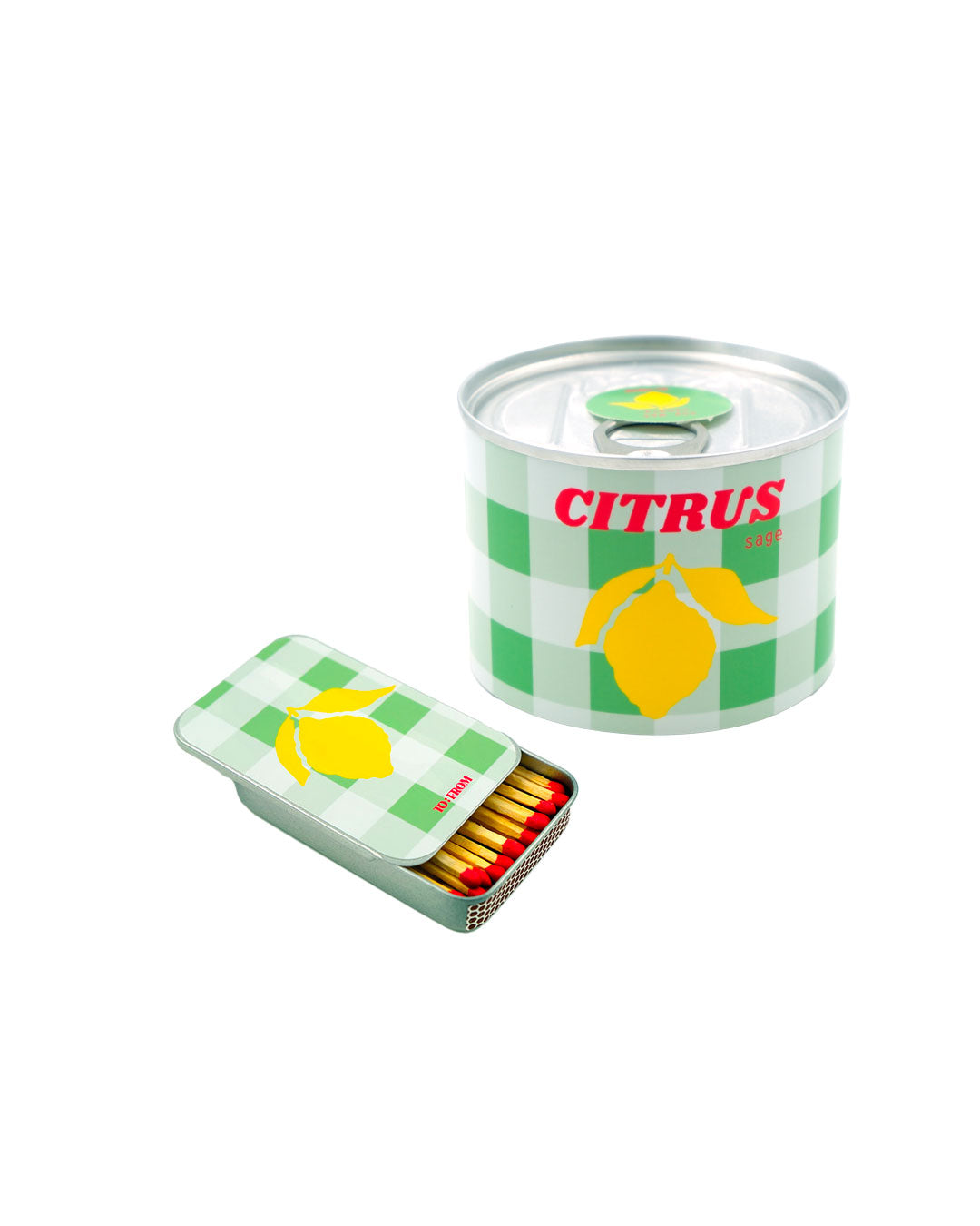 Mercado Citrus + sage | Candle & Matches