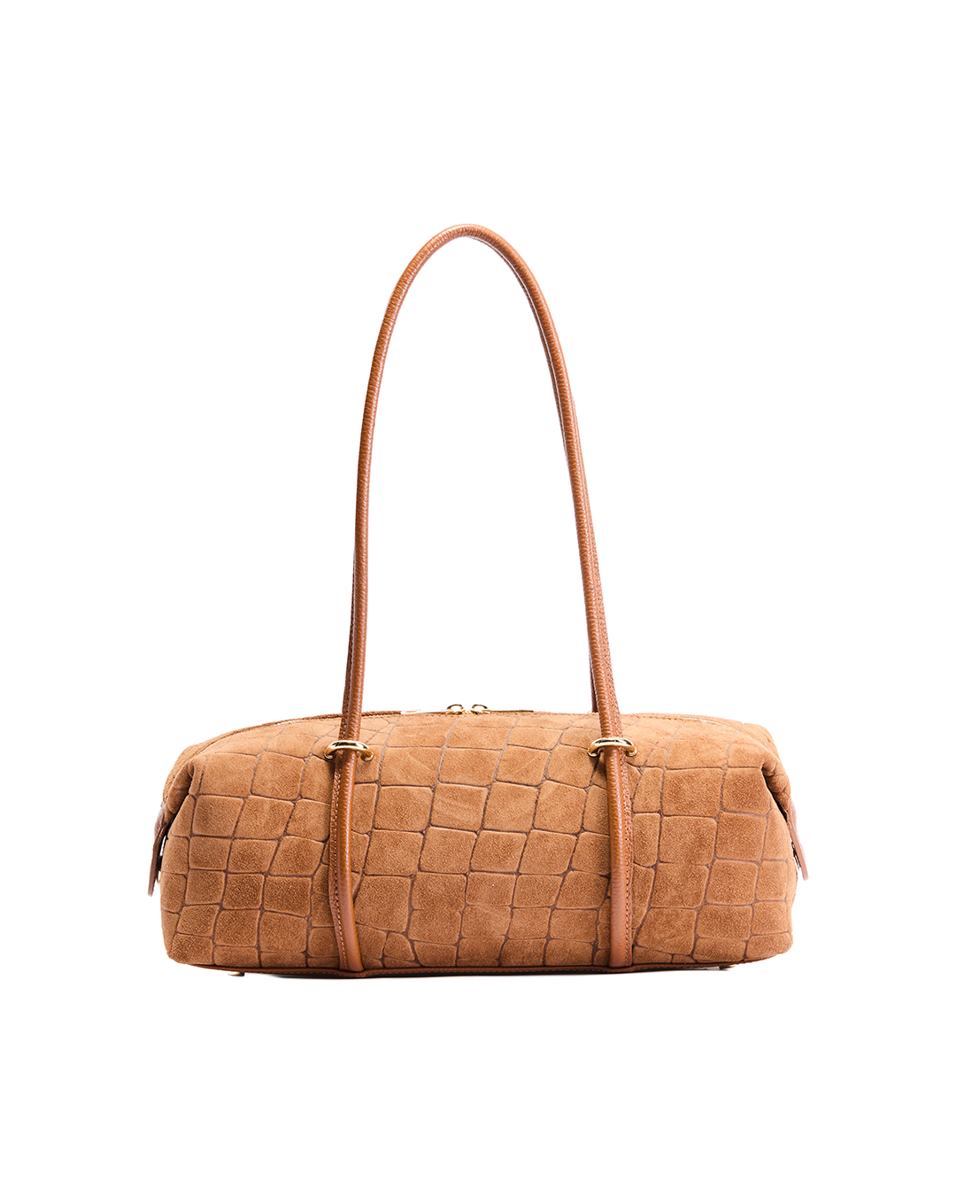 Bella Suede Bag - Caramel