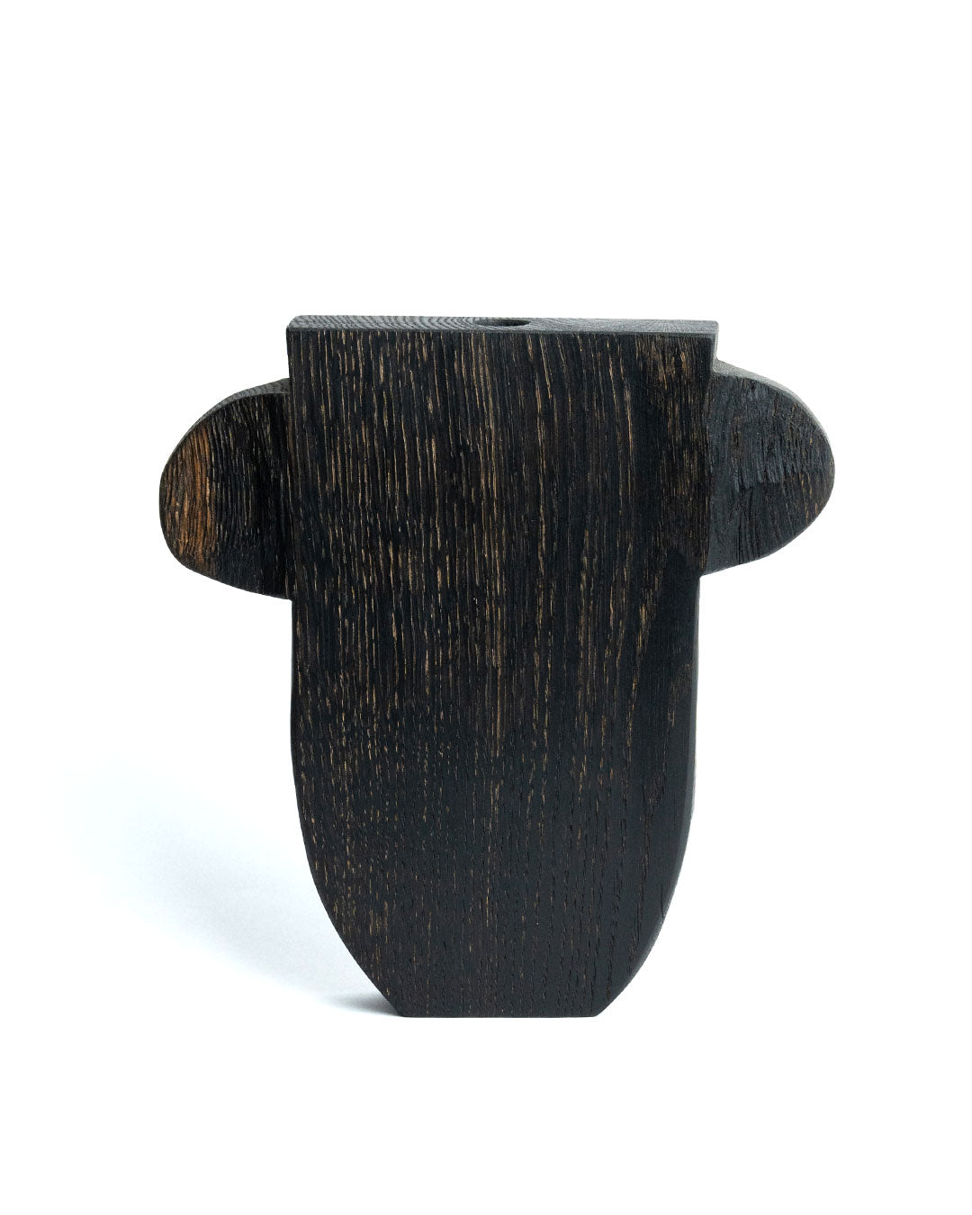 Ear Textured Wood Vase