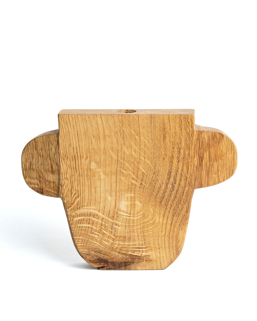 Small Ears Textured Wood Vase