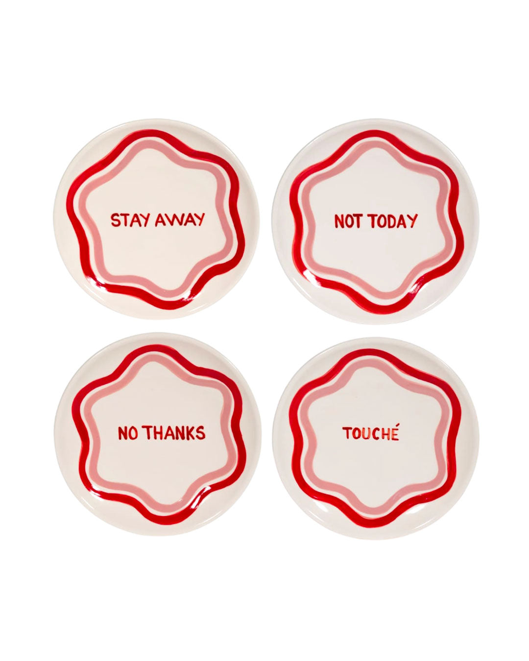 Talk of the Table dessert plates MIX - Set of 4 (-10%)