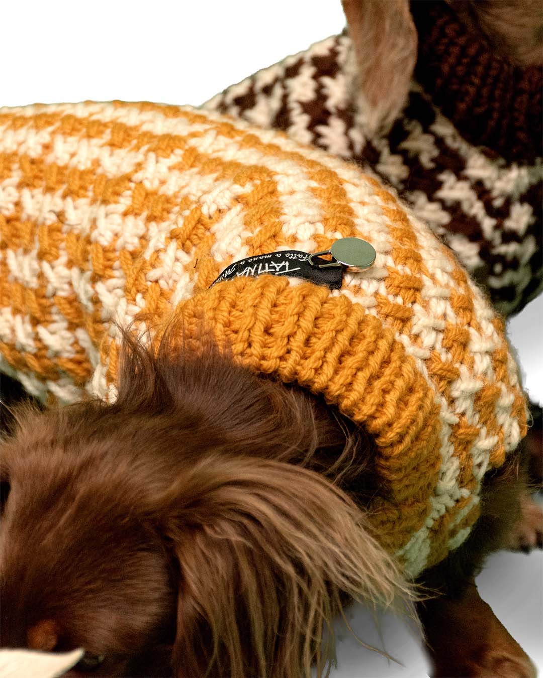 COCO - pied de poule dog sweater