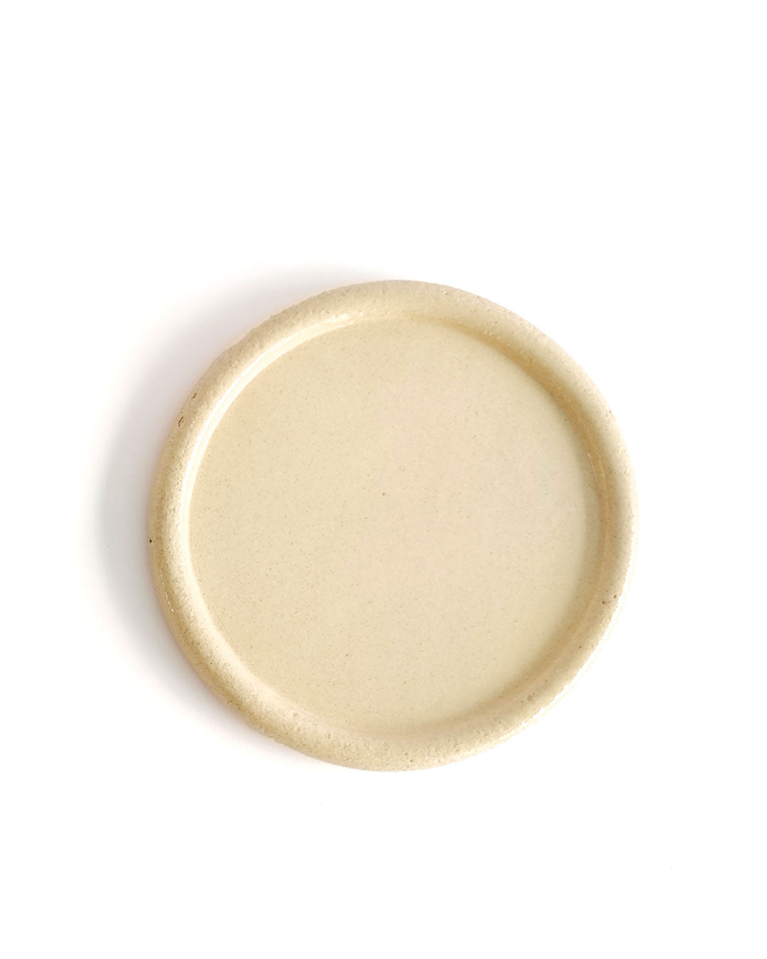 Hoop plate cream white- Ursula Ceramica