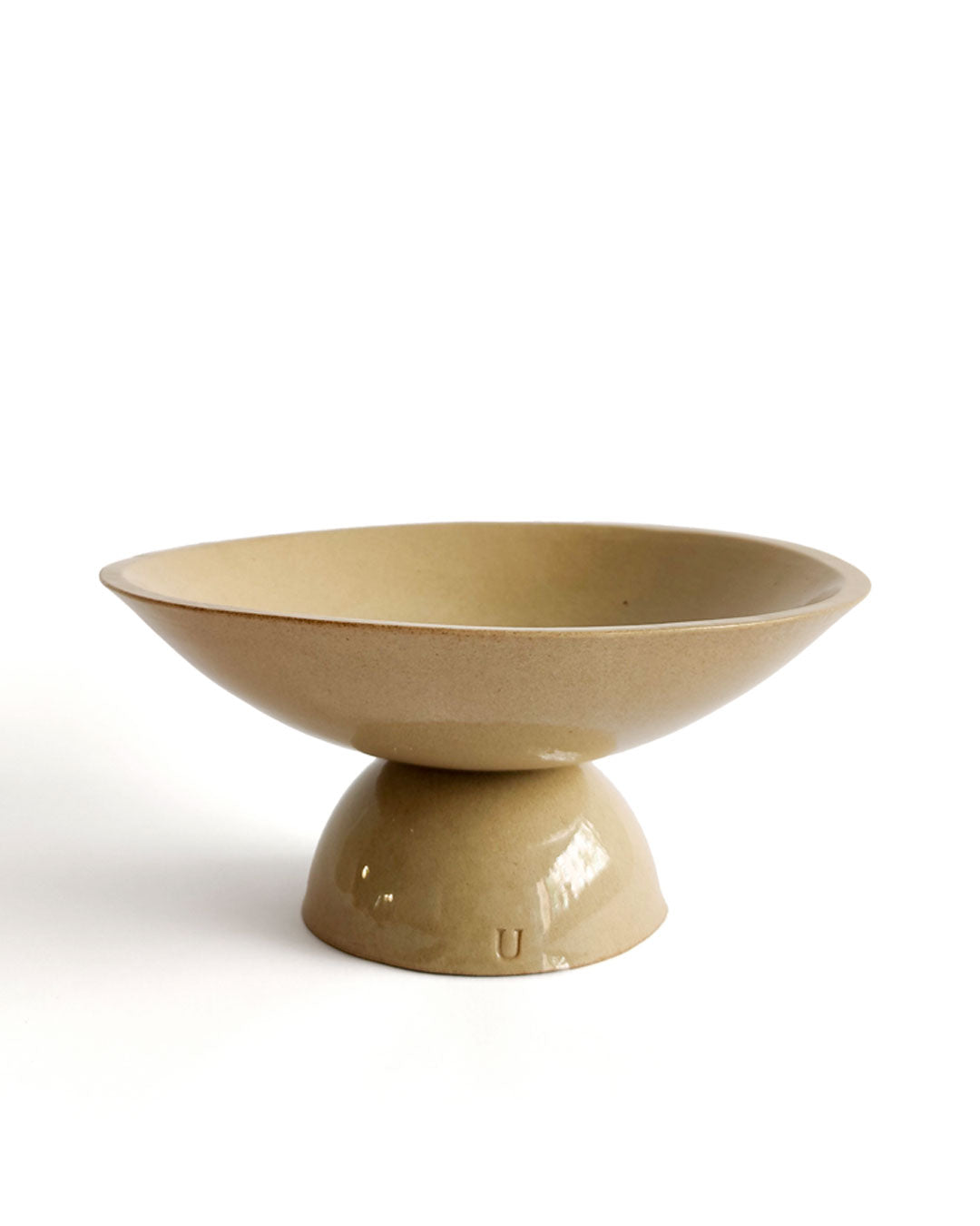 Hourglass Flat Bowl