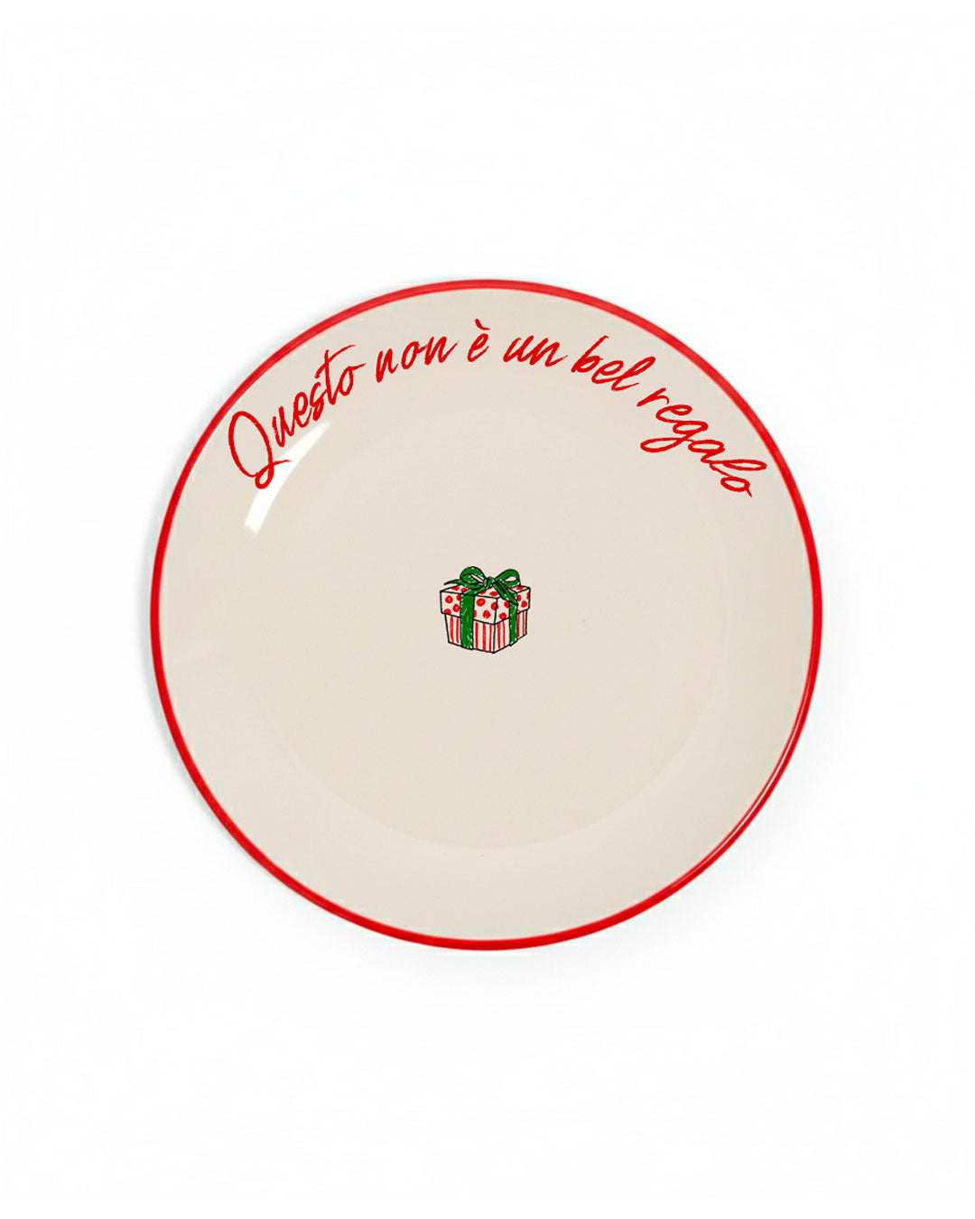 Questo non è un bel regalo plate