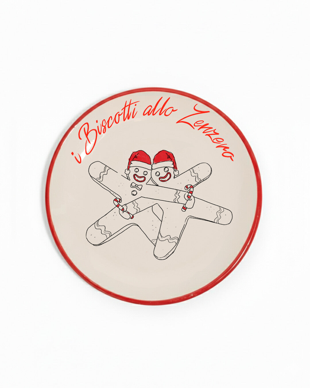 Biscotti allo zenzero plate
