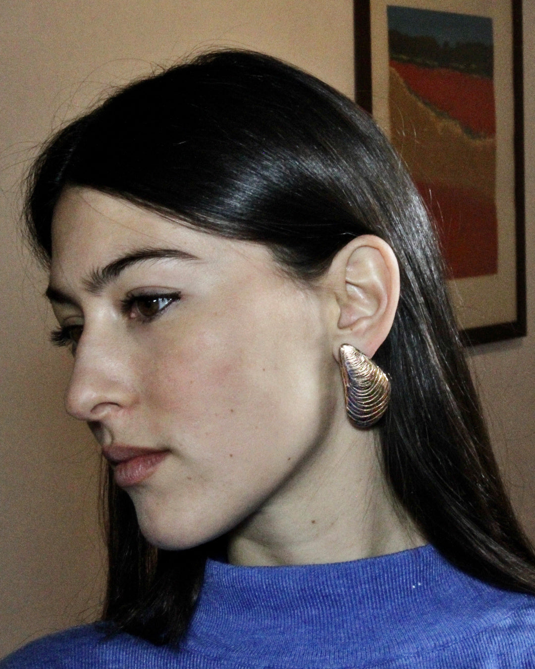 Handmade Mussels Earrings - VMV Sculpted Jewels