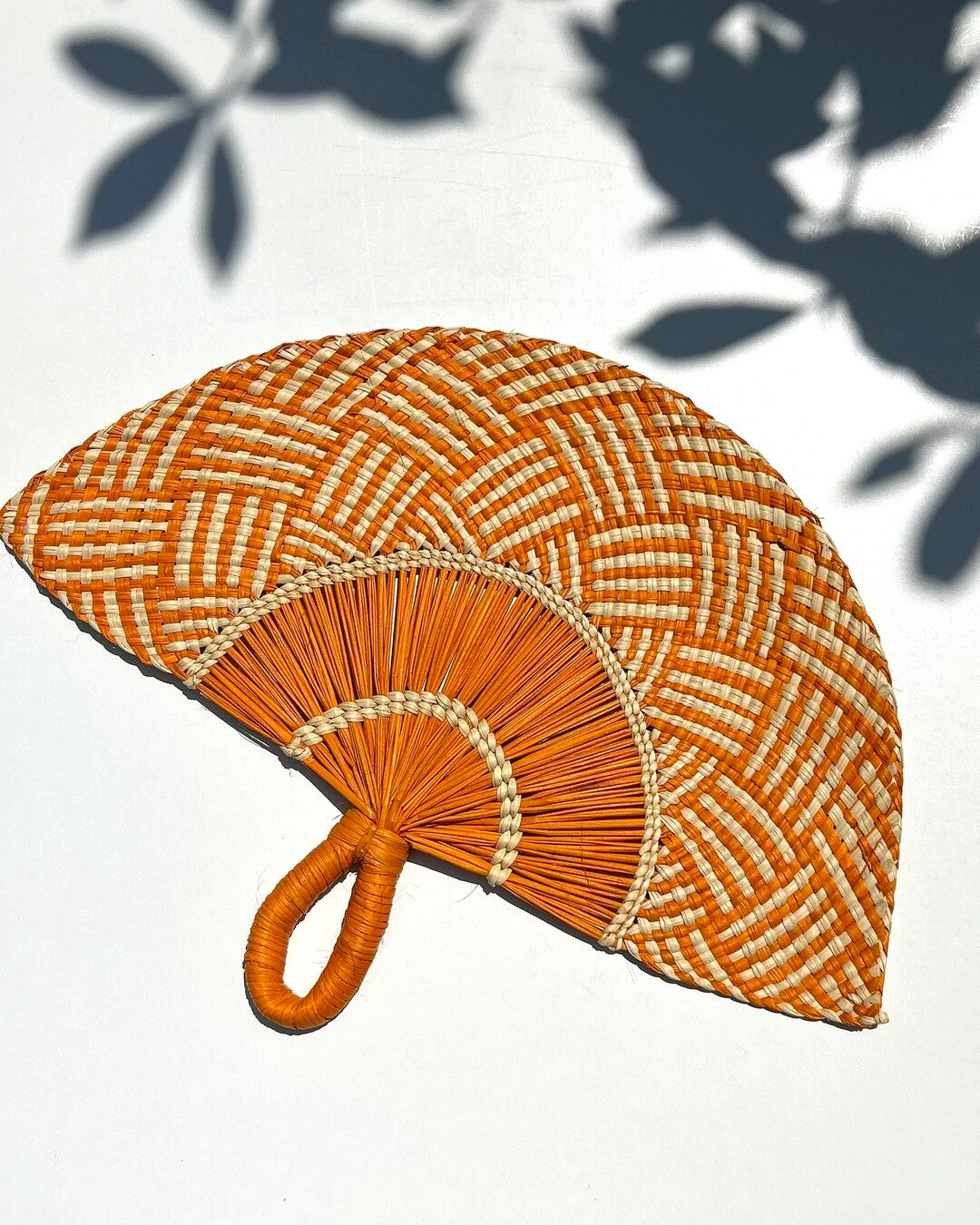 Fan handmade handcrafted artisanal natural - Bambù artisanat