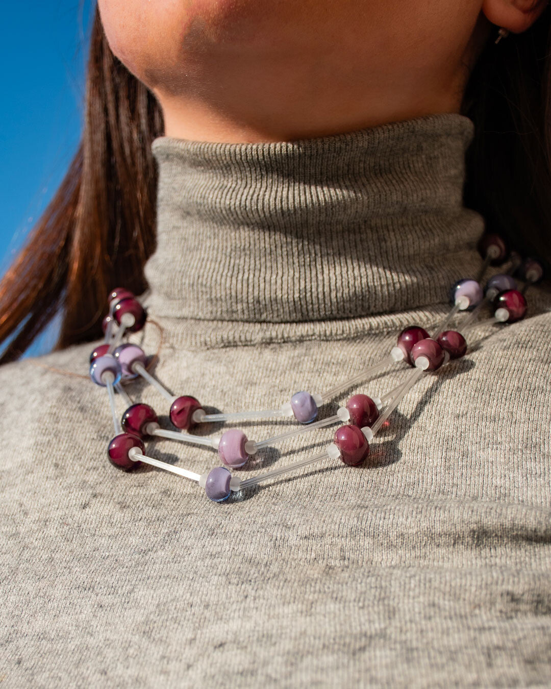 Pive Lillac Necklace