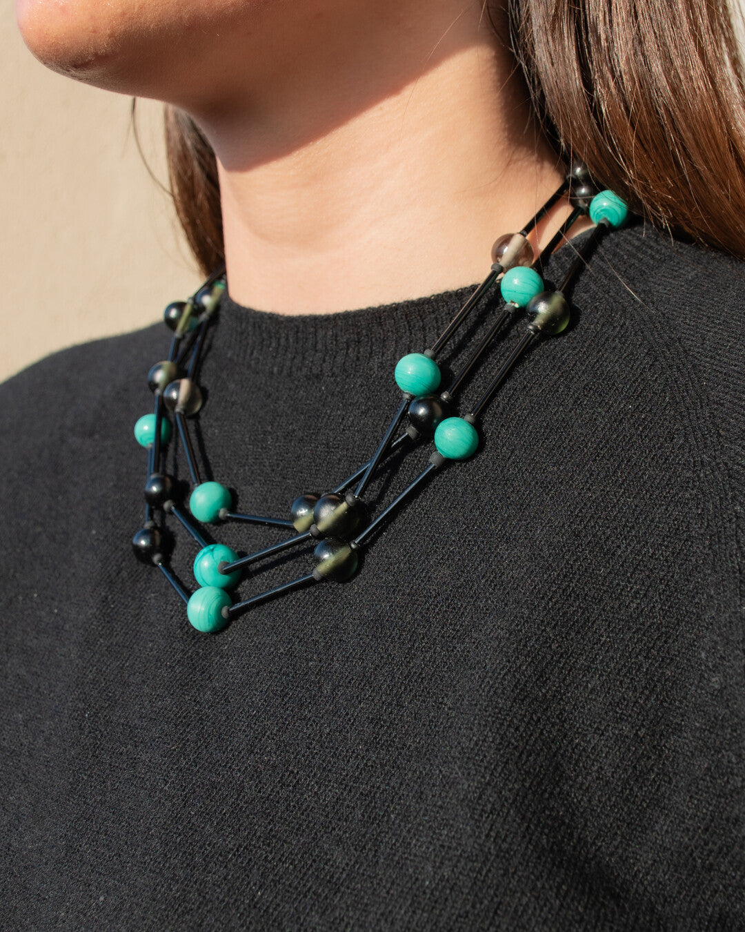 Pive Green Necklace