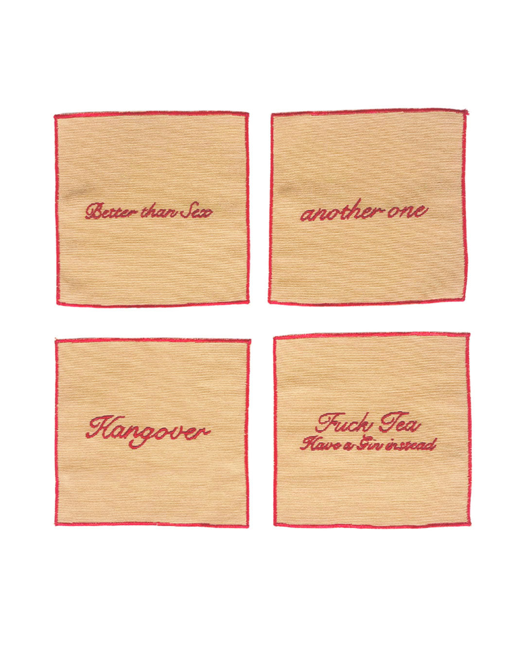 Set of 4 Cocktail Napkins