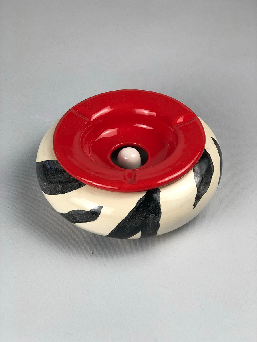 Animalier Zebra Windproof Ashtray