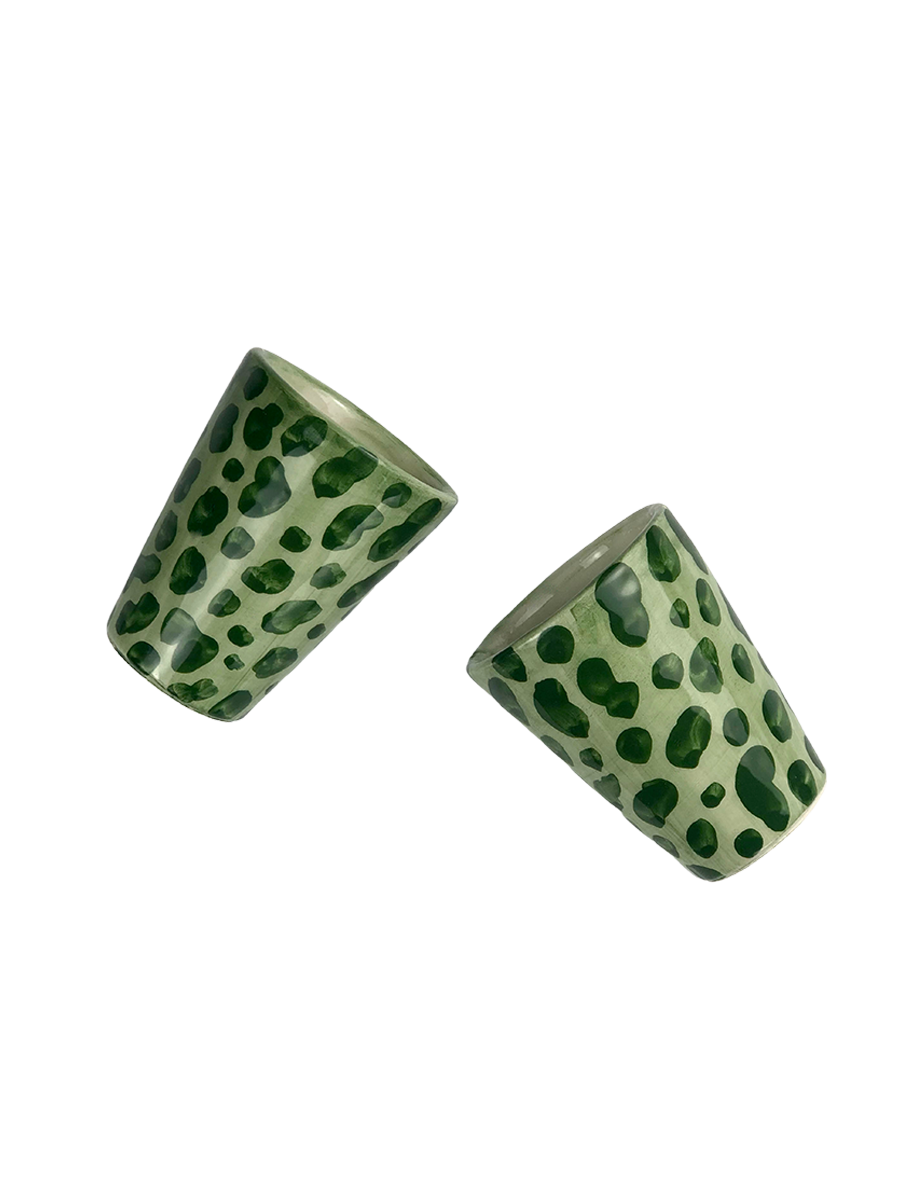 "Gardenia" Shot Glasses - Set of 2