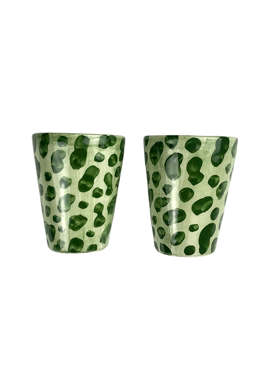 "Gardenia" Shot Glasses - Set of 2