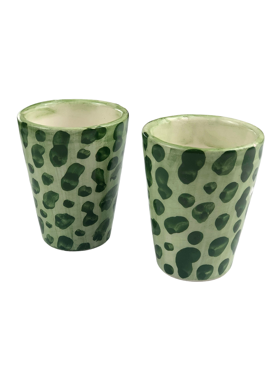 "Gardenia" Shot Glasses - Set of 2
